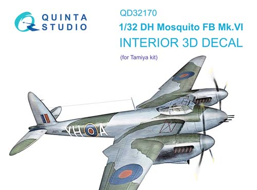 Quinta Studio 1/32 Mosquito FB.VI Interior Detail Set