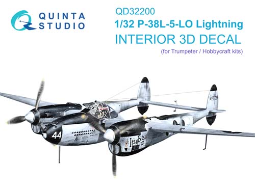 Quinta Studio 1/32 P-38L Interior Detail Set