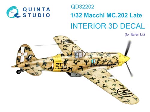 Quinta Studio 1/32 Mc.202 late Interior Detail Set