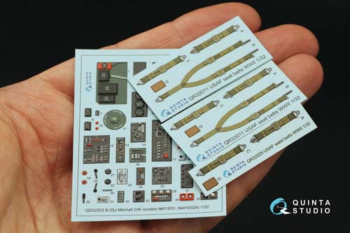 Quinta Studio 1/32 B-25J Glass Nose Interior Detail Set