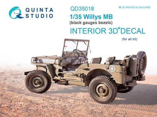 Quinta Studio 1/35 Willys MB Interior Detail Set