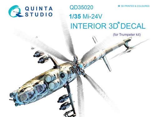 Quinta Studio 1/35 Mi-24V Interior Detail Set