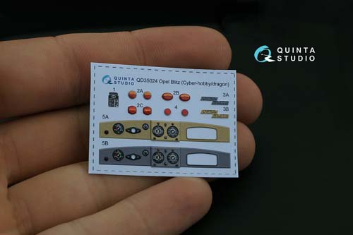 Quinta Studio 1/35 Opel Blitz Interior Detail Set