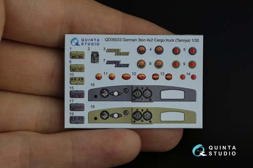 Quinta Studio 1/35 Opel Blitz Interior Detail Set