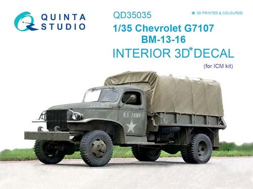 Quinta Studio 1/35 Chevrolet G7107 Interior Detail Set