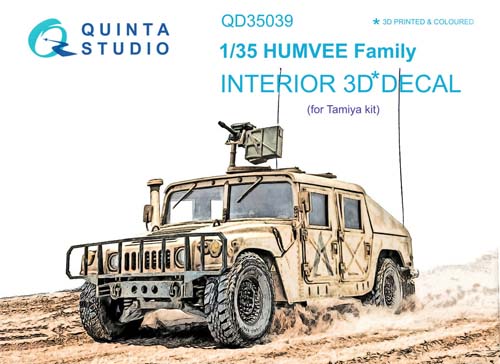 Quinta Studio 1/35 HUMVEE Family Interior Detail Set
