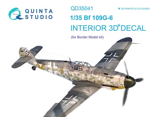 Quinta Studio 1/35 Bf 109G-6 Interior Detail Set