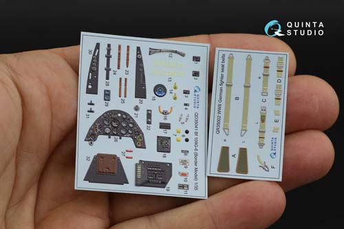 Quinta Studio 1/35 Bf 109G-6 Interior Detail Set