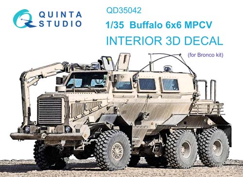 Quinta Studio 1/35 Buffalo 6x6 MPCV Interior Detail Set