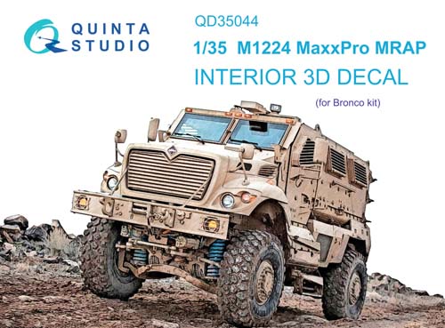 Quinta Studio 1/35 M1244 MaxxPro Interior Detail Set