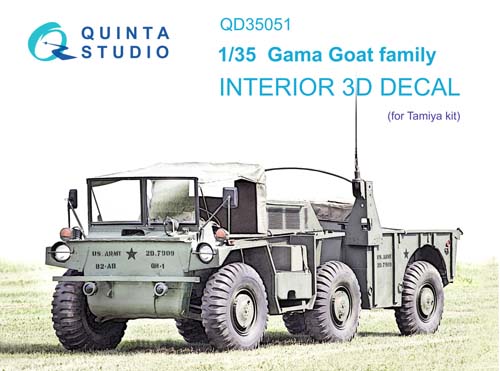 Quinta Studio 1/35 Gamma Goat Interior Detail Set