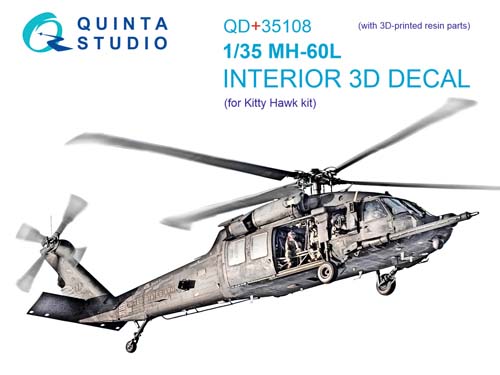 Quinta Studio 1/35 MH-60L Interior Detail Set