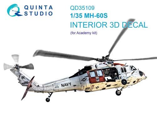 Quinta Studio 1/35 MH-60S Interior Detail Set