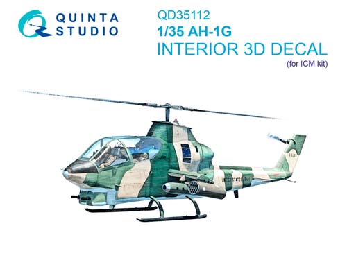 Quinta Studio 1/35 AH-1G Interior Detail Set