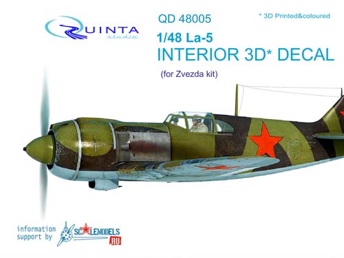 Quinta Studio 1/48 La-5 Interior Detail Set