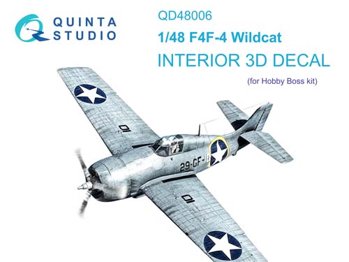 Quinta Studio 1/48 F4F Interior Detail Set
