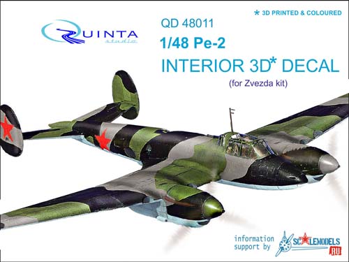 Quinta Studio 1/48 Pe-2 Interior Detail Set