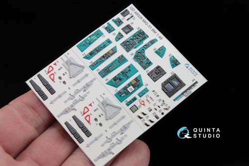 Quinta Studio 1/48 MiG-31BM Interior Detail Set
