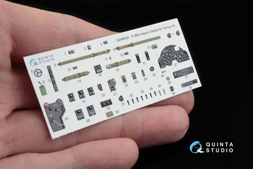 Quinta Studio 1/48 P-38G Lightning Interior Detail Set