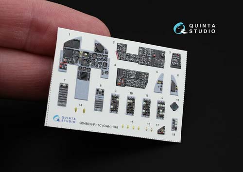 Quinta Studio 1/48 F-15C Eagle Interior Detail Set