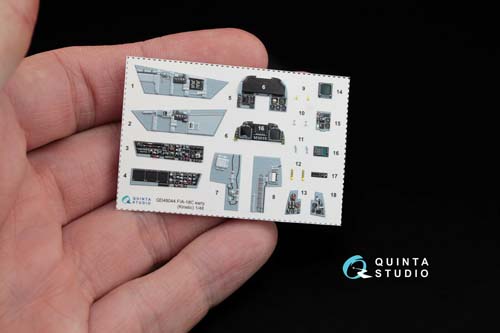 Quinta Studio 1/48 F/A-18C (early) Hornet Interior Detail Set