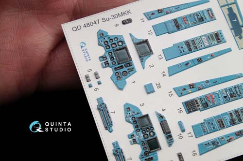 Quinta Studio 1/48 Su-30MKK Interior Detail Set