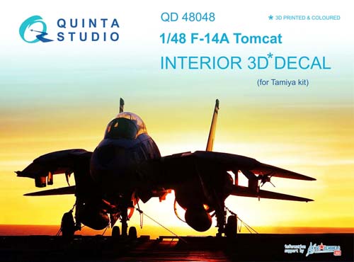 Quinta Studio 1/48 F-14A Tomcat Interior Detail Set