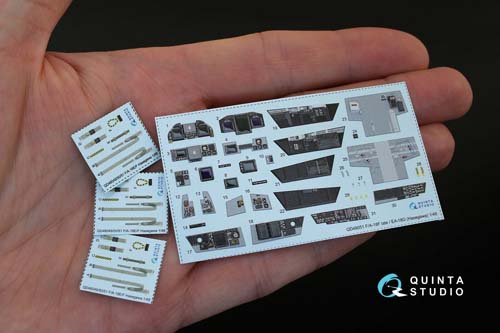 Quinta Studio 1/48 F/A-18F EA-18G Interior Detail Set