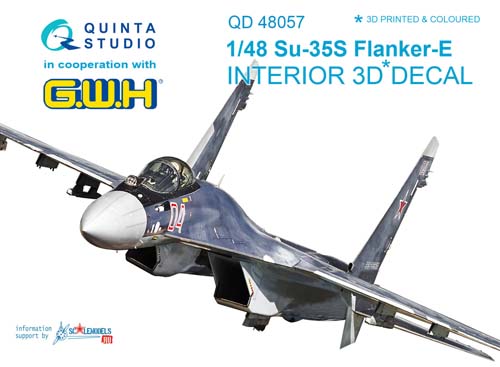 Quinta Studio 1/48 Su-35S Super Flanker Interior Detail Set
