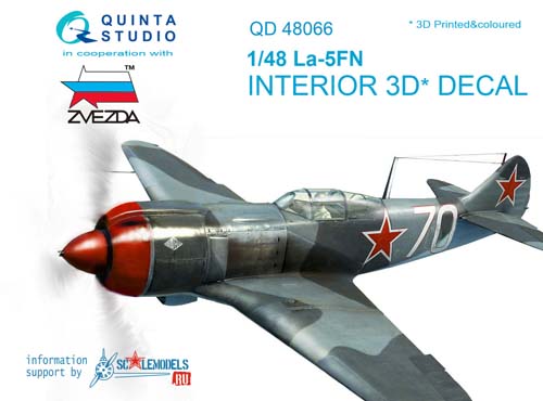 Quinta Studio 1/48 La-5FN Interior Detail Set