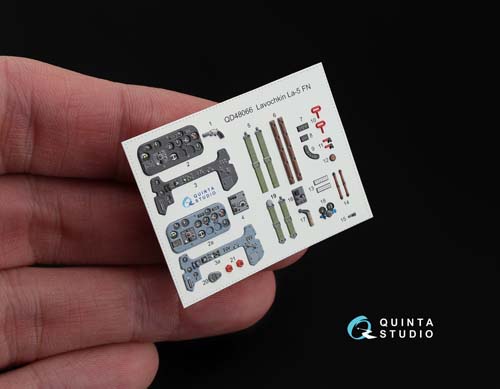 Quinta Studio 1/48 La-5FN Interior Detail Set