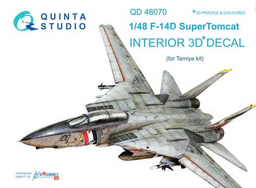 Quinta Studio 1/48 F-14D Tomcat Interior Detail Set