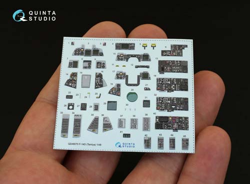 Quinta Studio 1/48 F-14D Tomcat Interior Detail Set