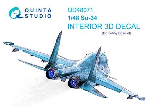 Quinta Studio 1/48 Su-34 Interior Detail Set