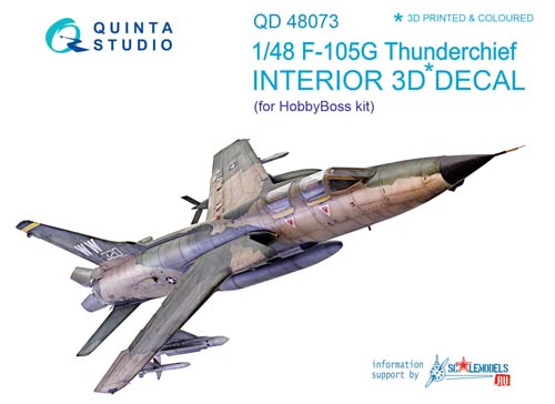 Quinta Studio 1/48 F-105G Thunderchief Interior Detail Set