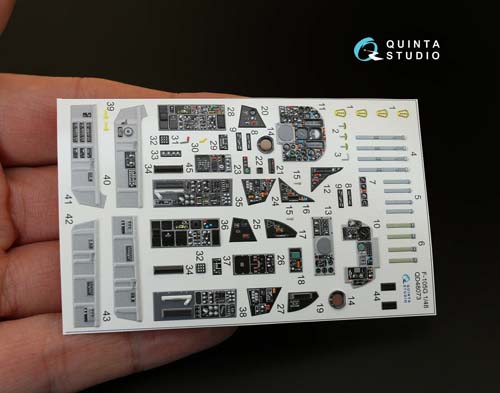 Quinta Studio 1/48 F-105G Thunderchief Interior Detail Set