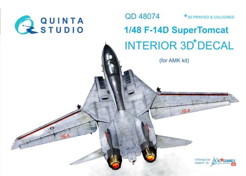 Quinta Studio 1/48 F-14D Tomcat Interior Detail Set