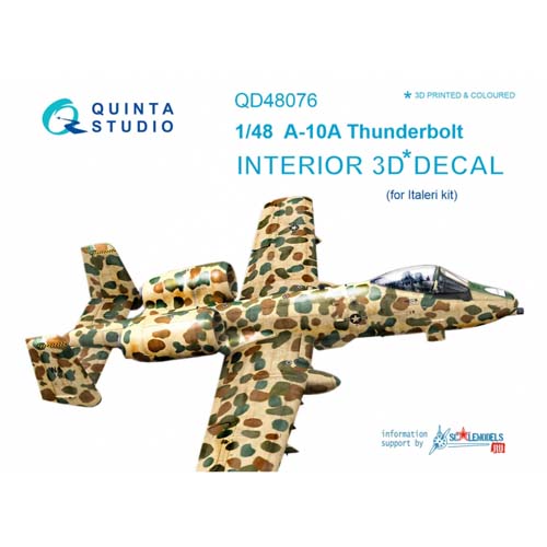 Quinta Studio 1/48 A-10A Thunderbolt II Interior Detail Set