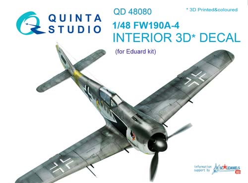 Quinta Studio 1/48 Fw 190A-4 Interior Detail Set