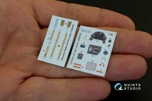 Quinta Studio 1/48 Bf 109F-2/F-4 Interior Detail Set
