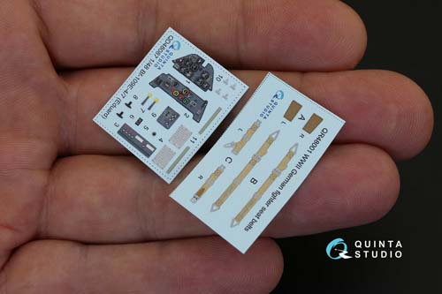 Quinta Studio 1/48 Bf 109E-4/E-7 Interior Detail Set