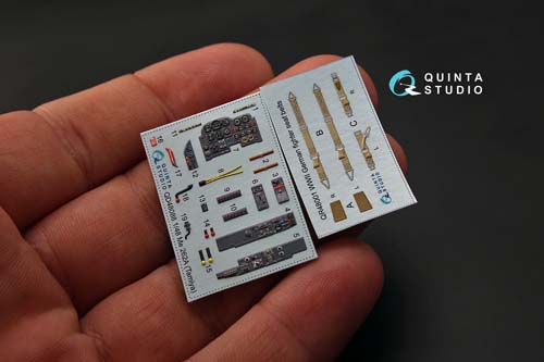 Quinta Studio 1/48 Me 262A Interior Detail Set