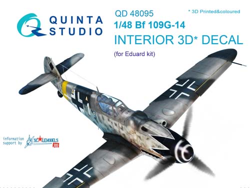 Quinta Studio 1/48 Bf 109G-14 Interior Detail Set
