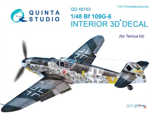 Quinta Studio 1/48 Bf 109G-6 (TAM) Interior Detail Set