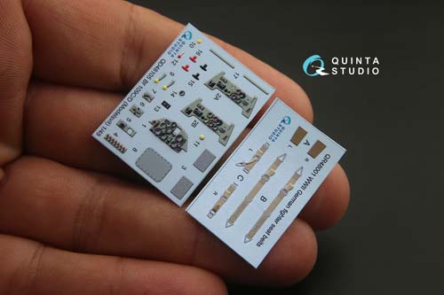 Quinta Studio 1/48 Bf 109C/D Interior Detail Set