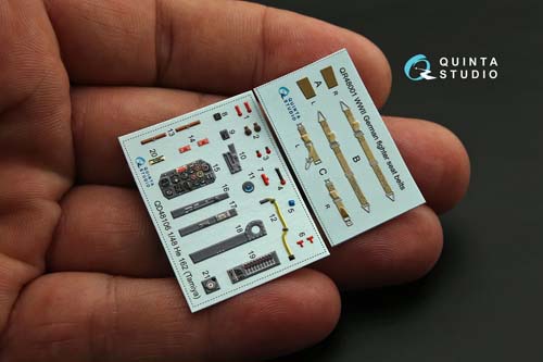 Quinta Studio 1/48 He 162 (TAM) Interior Detail Set
