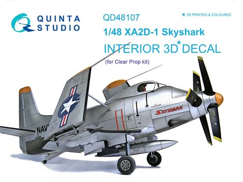Quinta Studio 1/48 XA2D-1 Interior Detail Set