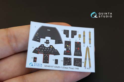Quinta Studio 1/48 XA2D-1 Interior Detail Set