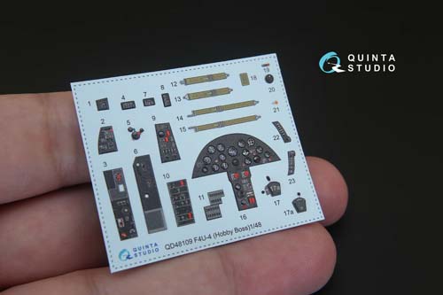 Quinta Studio 1/48 F4U-4 Interior Detail Set