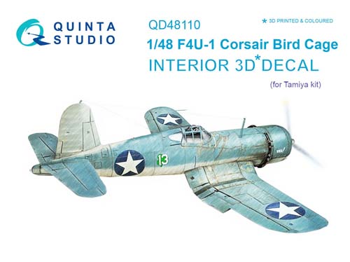 Quinta Studio 1/48 F4U-1 Interior Detail Set